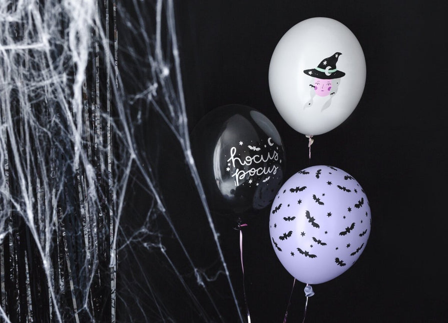 Halloween Ballonnen Hocus Pocus 30cm 50st van Partydeco koop je bij Partywinkel