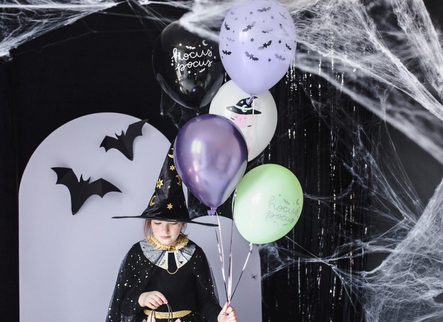 Halloween Ballonnen Hocus Pocus 30cm 50st van Partydeco koop je bij Partywinkel