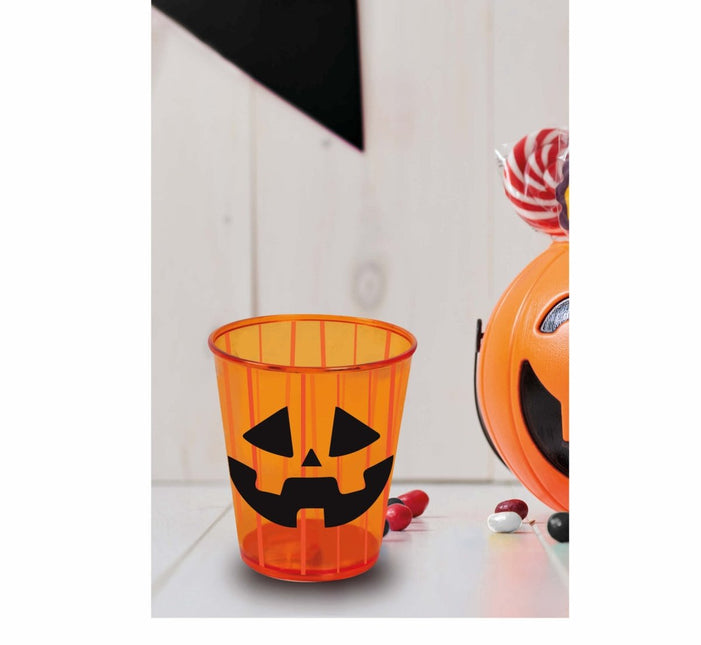 Halloween Beker Pompoen 10cm van Fiestas Guirca koop je bij Partywinkel