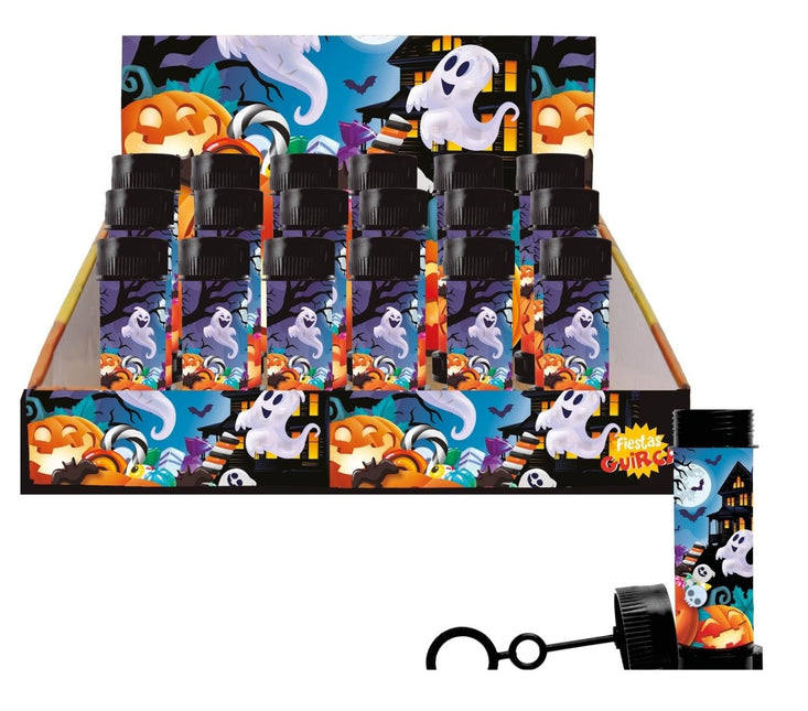 Halloween Bellenblaas Pompoenen En Spoken 14cm 24st - Partywinkel - 8434077267875