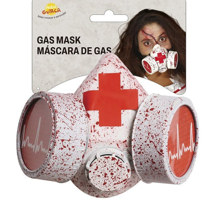 Halloween Bloederig Gasmasker van Fiestas Guirca koop je bij Partywinkel