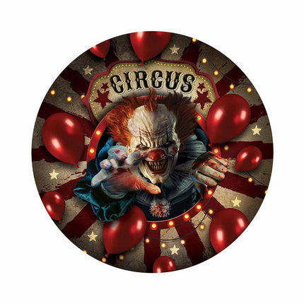 Halloween Borden Clown 23cm 6st van Fiestas Guirca koop je bij Partywinkel