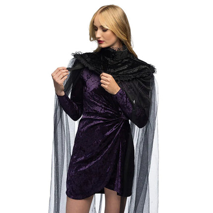 Halloween Cape Carmilla van Boland koop je bij Partywinkel