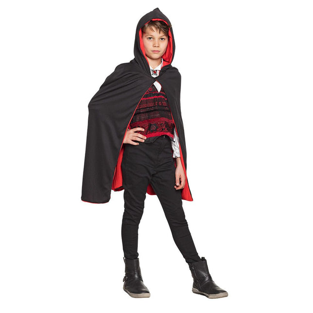 Halloween Cape Kind Omkeerbaar 1,15m van Boland koop je bij Partywinkel
