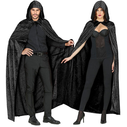 Halloween Cape Zwart 1,5m van Widmann koop je bij Partywinkel