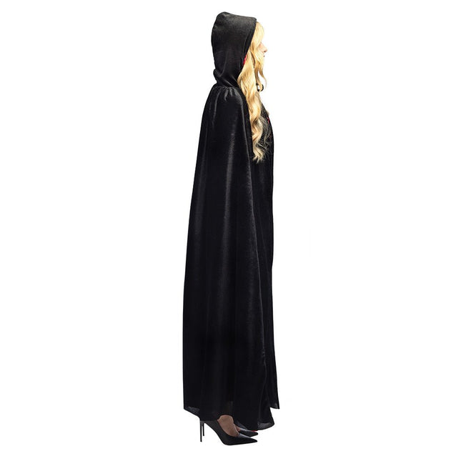 Halloween Cape Zwart Rood Creature Of The Night van Boland koop je bij Partywinkel