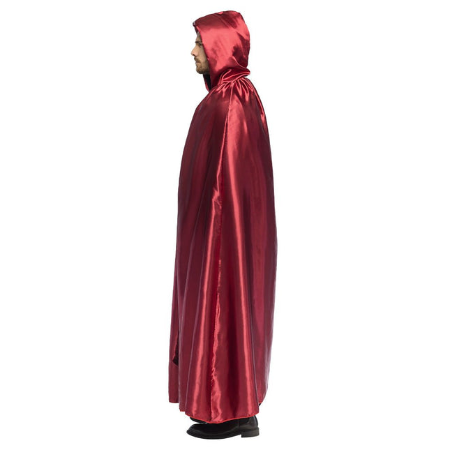 Halloween Cape Zwart Rood Creature Of The Night van Boland koop je bij Partywinkel