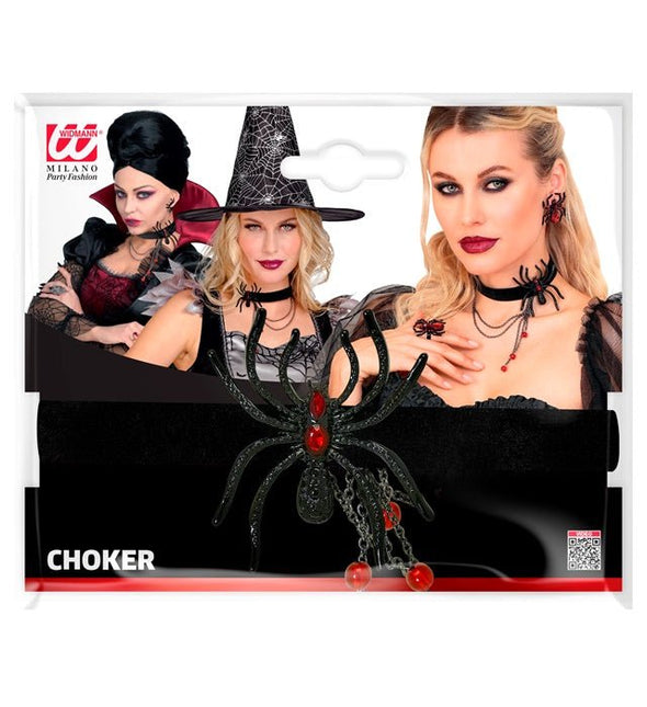 Halloween Choker Spin van Widmann koop je bij Partywinkel