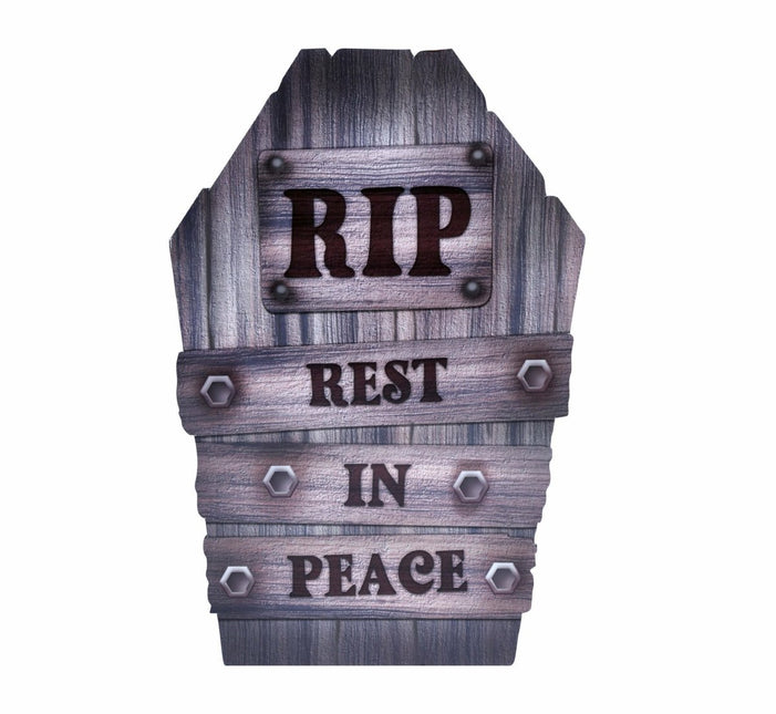 Halloween Decoratie Grafsteen Rip 56cm van Fiestas Guirca koop je bij Partywinkel