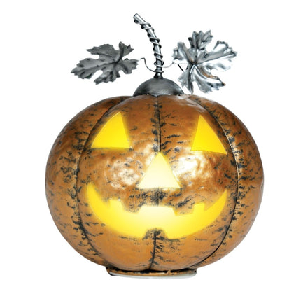 Halloween Decoratie Pompoen Met Licht 16cm - Partywinkel - 8434077249604