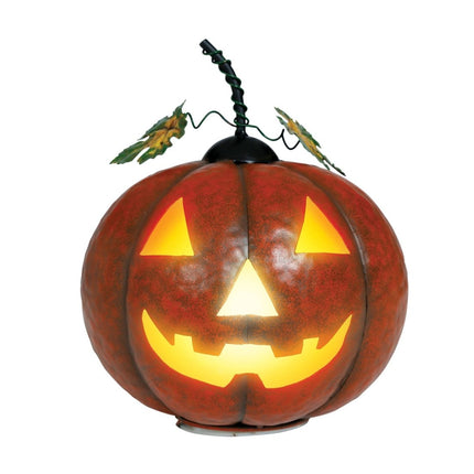Halloween Decoratie Pompoen Metallic Met Licht 16cm - Partywinkel - 8434077249574
