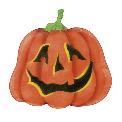 Halloween Deurbord Pompoen van Widmann koop je bij Partywinkel