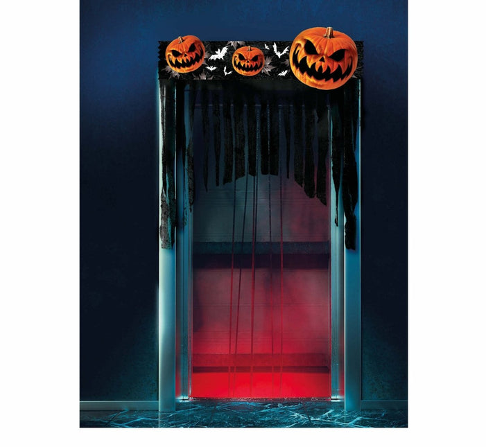 Halloween Deurgordijn Pompoenen van Fiestas Guirca koop je bij Partywinkel