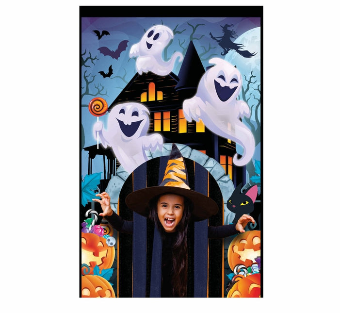 Halloween Deurgordijn Spoken 2,45m van Fiestas Guirca koop je bij Partywinkel