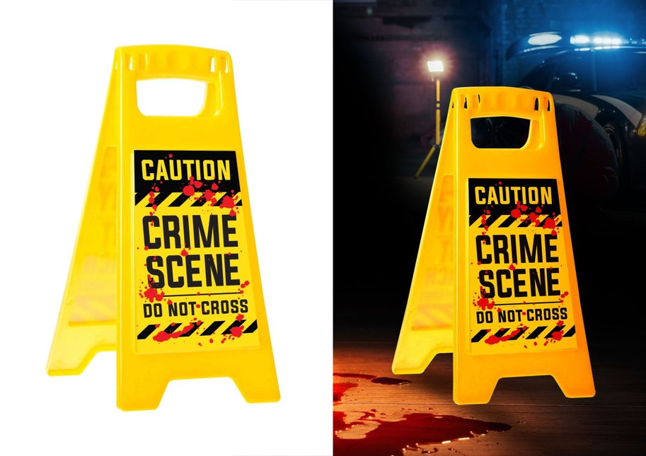 Halloween Deurposter Crime Scene 53cm van Fiestas Guirca koop je bij Partywinkel