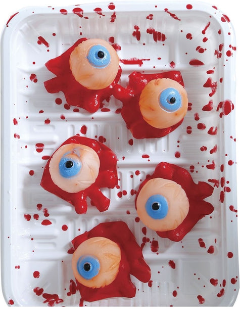 Halloween Dienblad Ogen 18cm - Partywinkel - 8434077190340