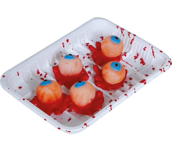 Halloween Dienblad Ogen 18cm - Partywinkel - 8434077190340