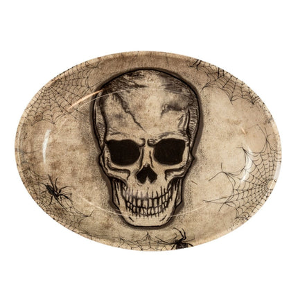 Halloween Dienblad Schedel 32cm van Widmann koop je bij Partywinkel