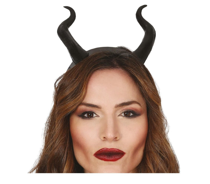 Halloween Duivel Hoorns Zwart van Fiestas Guirca koop je bij Partywinkel