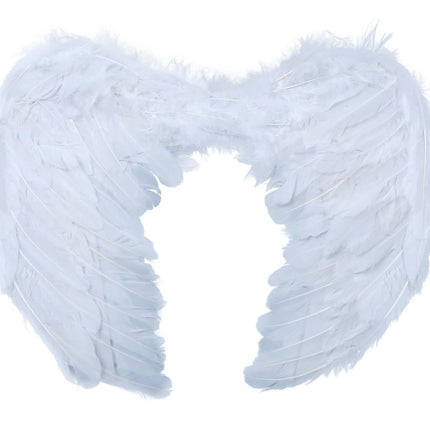 Halloween Engelen Vleugels Wit 60cm van Fiestas Guirca koop je bij Partywinkel