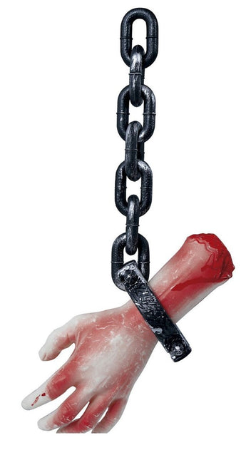 Halloween Geketende Hand 40cm van Fiestas Guirca koop je bij Partywinkel