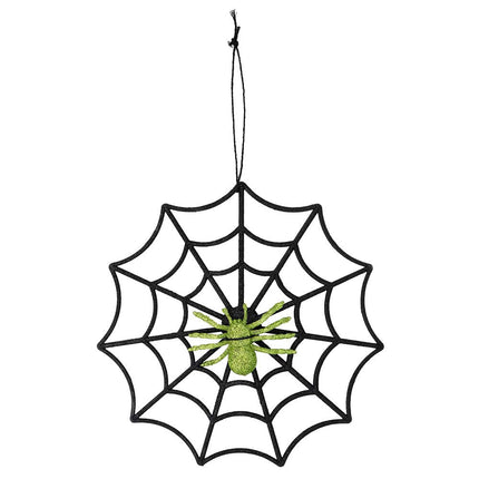Halloween Glitter Spinnenweb Spin 30cm van Boland koop je bij Partywinkel