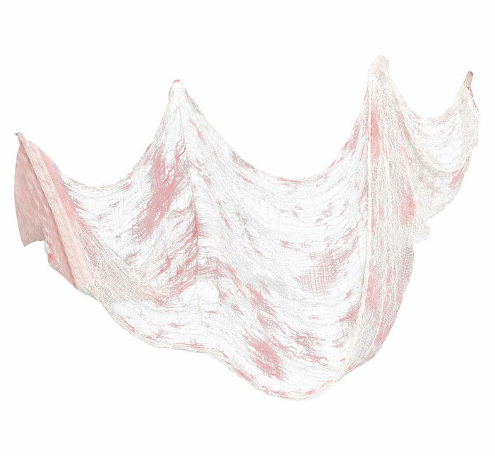 Halloween Gordijn Bloederig Stof 2,28m van Fiestas Guirca koop je bij Partywinkel