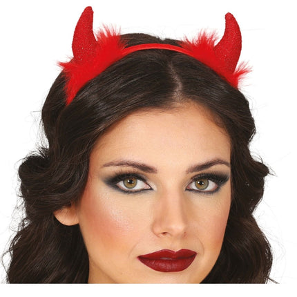 Halloween Haarband Demonen - Partywinkel - 8434077249192