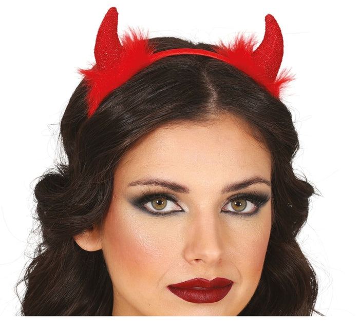 Halloween Haarband Demonen - Partywinkel - 8434077249192