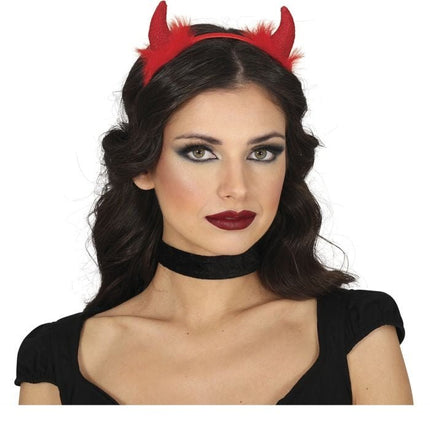 Halloween Haarband Demonen - Partywinkel - 8434077249192
