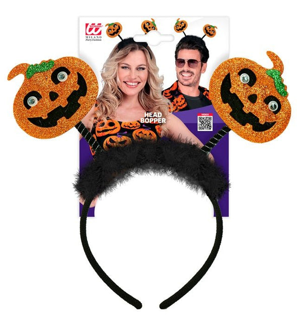Halloween Haarband Pompoenen Oranje van Widmann koop je bij Partywinkel