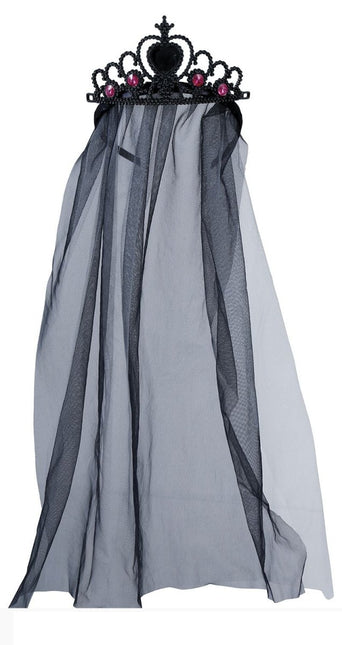 Halloween Haarband Prinses Met Sluier van Fiestas Guirca koop je bij Partywinkel