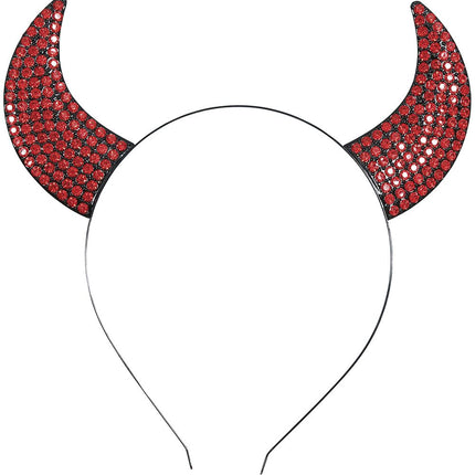 Halloween Haarband Rood Duivel - Partywinkel - 8434077269336