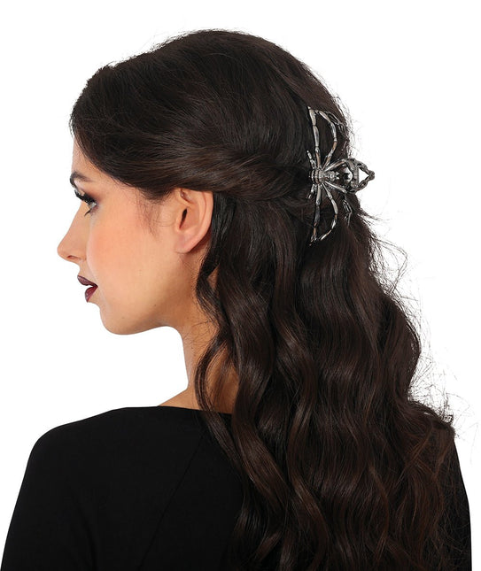 Halloween Haarclip Zwart Spin Metaal van Fiestas Guirca koop je bij Partywinkel