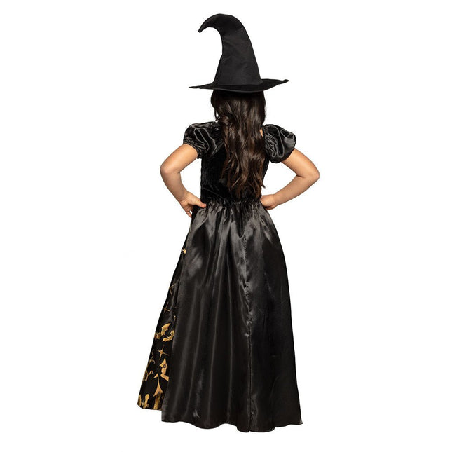 Halloween Heks Kostuum Kind Goud van Boland koop je bij Partywinkel