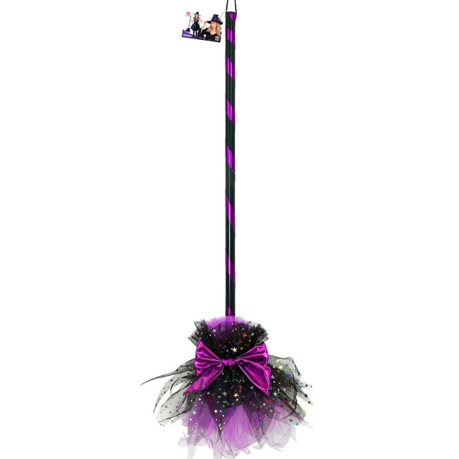 Halloween Heksenbezem 85cm van Widmann koop je bij Partywinkel