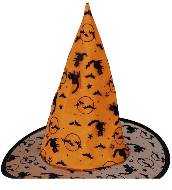 Halloween Heksenhoed Oranje van Fiestas Guirca koop je bij Partywinkel