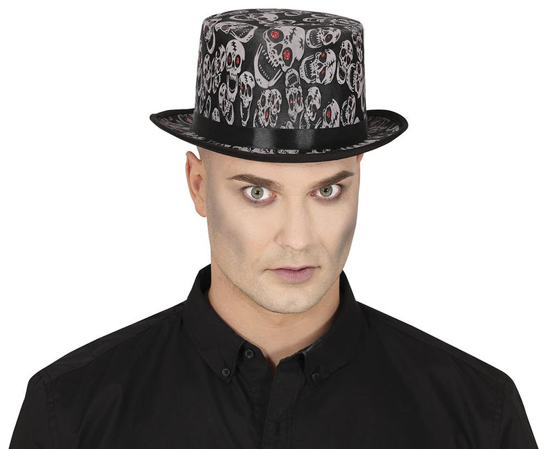 Halloween Hoed Met Schedels - Partywinkel - 8434077134801