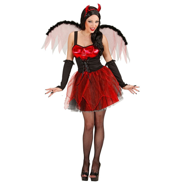 Halloween Jurk Dames Duivel van Widmann koop je bij Partywinkel