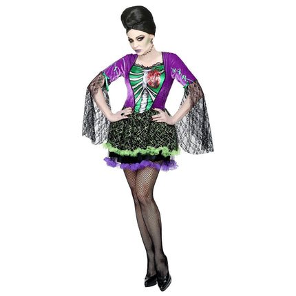 Halloween Jurk Dames Monster Bruid van Widmann koop je bij Partywinkel