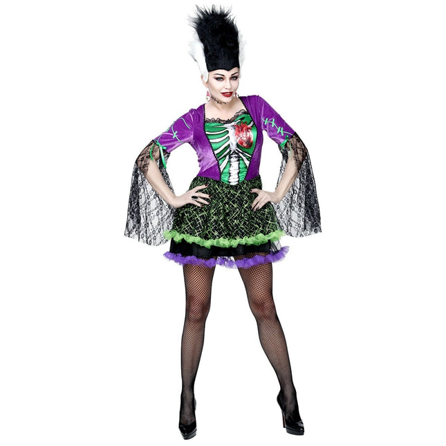 Halloween Jurk Dames Monster Bruid van Widmann koop je bij Partywinkel