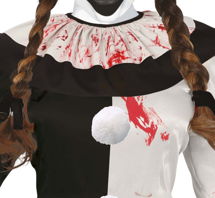 Halloween Jurk Dames Verschrikkelijke Clown van Fiestas Guirca koop je bij Partywinkel