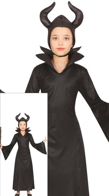 Halloween Jurk Meisje Boze Fee van Fiestas Guirca koop je bij Partywinkel