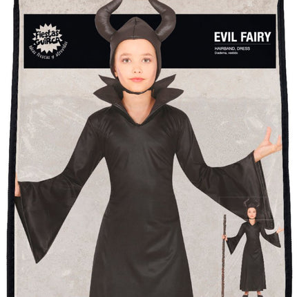 Halloween Jurk Meisje Boze Fee van Fiestas Guirca koop je bij Partywinkel