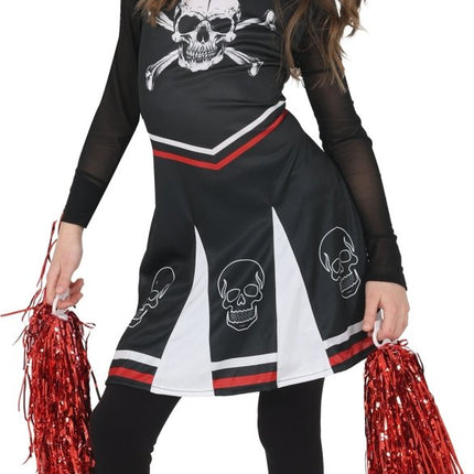 Halloween Jurk Meisje Gothic Cheerleader van Fiestas Guirca koop je bij Partywinkel