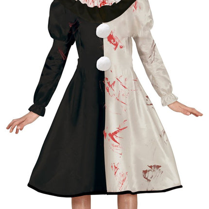 Halloween Jurk Meisje Verschrikkelijke Clown van Fiestas Guirca koop je bij Partywinkel