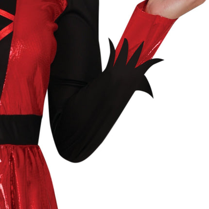 Halloween Jurk Zwart Rood Dames Duivel van Fiestas Guirca koop je bij Partywinkel