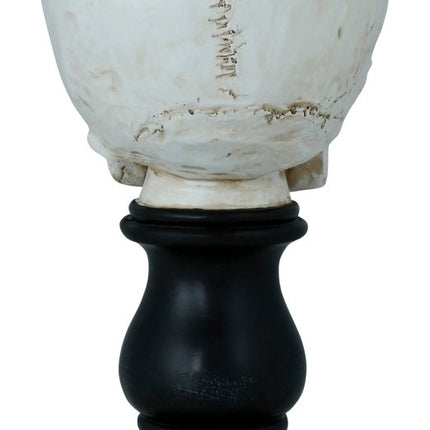 Halloween Kaarsenhouder Schedel 25cm van Fiestas Guirca koop je bij Partywinkel