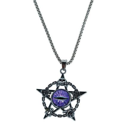 Halloween Ketting Demonenoog 5cm van Fiestas Guirca koop je bij Partywinkel