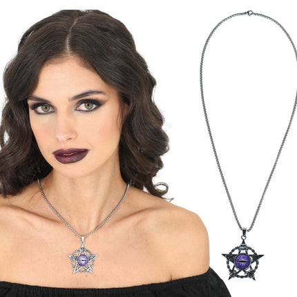 Halloween Ketting Demonenoog 5cm van Fiestas Guirca koop je bij Partywinkel